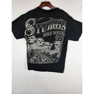Delta Pro Weight Sturgis Bike Week 07 Mount Rushmore Graphic T-Shirt Mens Medium